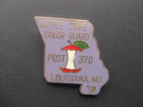 Apple core color guard klokhuis